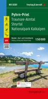 Fietskaart - Wandelkaart 081 Grünau - Almtal - Steyrtal - NP Kalkalpen | Freytag & Berndt Fietskaart - Wandelkaart 081 Grünau - Almtal - Steyrtal - NP Kalkalpen | Freytag & Berndt