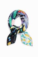 Vierkante sjaal met digitale patch - BLUE - U