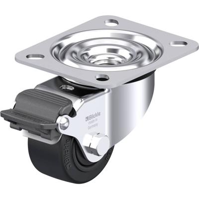 Blickle LE-POEV 60KF-RA Plaatstalen zwenkwiel Wieldiameter: 60 mm Draagvermogen (max.): 120 kg 1 stuk(s)