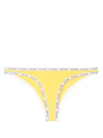 Calvin Klein bas de bikini à logo imprimé - Jaune - thumbnail