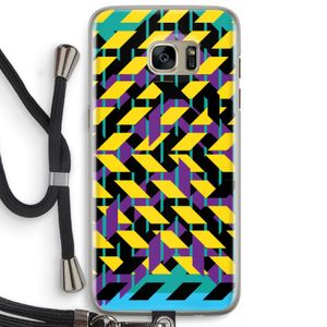 Skew Bee 3: Samsung Galaxy S7 Edge Transparant Hoesje met koord