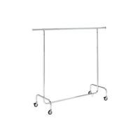 Kledingrek vast 140cm hoogte 150cm 80mm