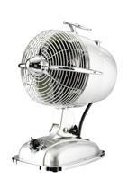 CasaFan Retrojet Tafelventilator 24 W (Ø x h) 18.2 cm x 32 cm Zilver, Chroom - thumbnail