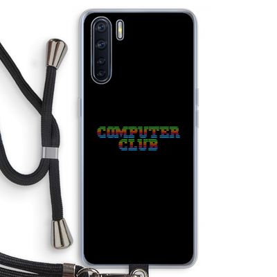 Retro: Oppo A91 Transparant Hoesje met koord