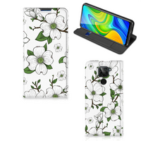 Xiaomi Redmi Note 9 Smart Cover Dogwood Flowers - thumbnail