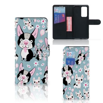 Huawei P40 Pro | Telefoonhoesje | Met pasjeshouder | Hondjes