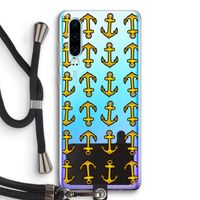 Musketon Anchor: Huawei P30 Transparant Hoesje met koord