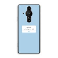 Reminder: Sony Xperia Pro-I Transparant Hoesje