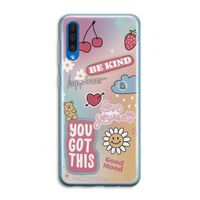 Positivity: Samsung Galaxy A50 Transparant Hoesje