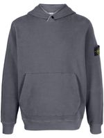 Stone Island hoodie en coton à patch Compass - Gris - thumbnail