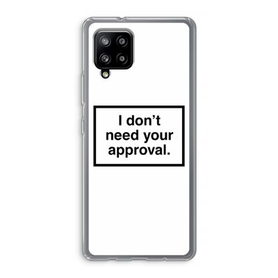 Don't need approval: Samsung Galaxy A42 5G Transparant Hoesje