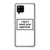 Don't need approval: Samsung Galaxy A42 5G Transparant Hoesje