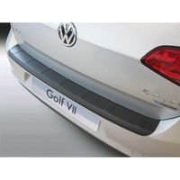 Bumper beschermer passend voor Volkswagen Golf VII 3/5 deurs 2013- 'Ribbed' Zwart GRRBP776 - thumbnail