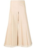 By Malene Birger jupe-culotte en cuir à taille haute - Tons neutres
