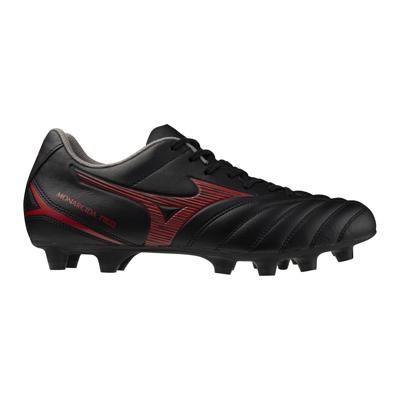 Mizuno Monarcida Neo III Select Gras Voetbalschoenen (FG) Zwart Rood