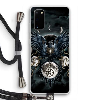 Sinister Wings: Samsung Galaxy S20 Transparant Hoesje met koord