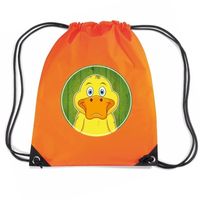 Eenden rugtas / gymtas oranje voor kinderen Eenden rugtas / gymtas oranje voor kinderen