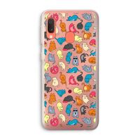 Kleurrijke katten: Samsung Galaxy A20e Transparant Hoesje