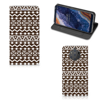 Nokia 9 PureView Hoesje met Magneet Aztec Brown - thumbnail