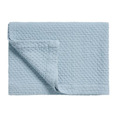 Vandyck Pure 82 G.Dyed dusty blue Bedsprei