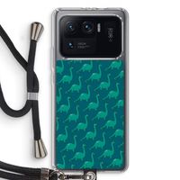 Diplodocus: Xiaomi Mi 11 Ultra Transparant Hoesje met koord