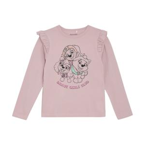 Minymo Meisjes t-shirt LS - Oud roze