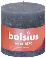 Bolsius shine rustiekkaars 100/100 twilight blue