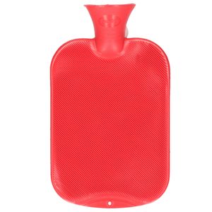 Warmwater kruik - 2 liter - rood - winter kruiken