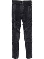 Balmain jean court à coupe skinny - Noir