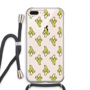 Bananas: iPhone 7 PLUS Transparant Hoesje met koord