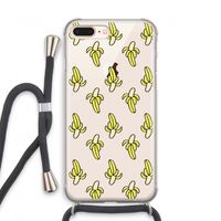Bananas: iPhone 7 PLUS Transparant Hoesje met koord