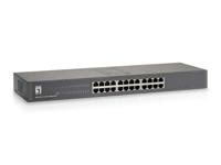 LevelOne GSW-2457 netwerk-switch Unmanaged Gigabit Ethernet (10/100/1000) Zwart