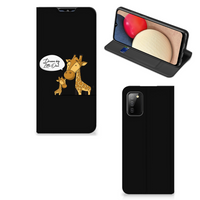 Samsung Galaxy M02s | A02s Magnet Case Giraffe - thumbnail