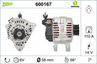 Valeo Alternator/Dynamo 600167 - thumbnail