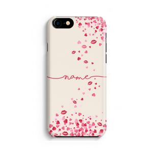 Hartjes en kusjes: iPhone 8 Volledig Geprint Hoesje