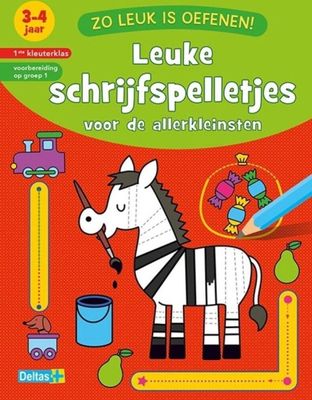 Boek zo leuk is oefenen! leuke schrijfspelletjes 3-4 jaar