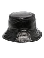 Gucci logo-embossed cotton bucket hat - Noir - thumbnail