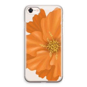 Orange Ellila flower: iPhone 8 Transparant Hoesje