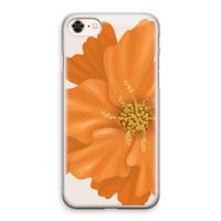 Orange Ellila flower: iPhone 8 Transparant Hoesje