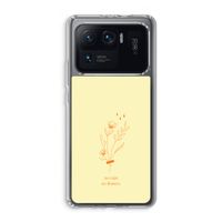 No rain no flowers: Xiaomi Mi 11 Ultra Transparant Hoesje