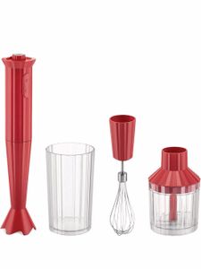 Alessi lot de mixeurs Plissé - Rouge