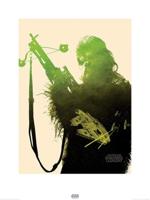 Kunstdruk Star Wars Episode VII Chewbacca Tri 60x80cm