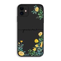 Gele bloemen: iPhone 11 Biologisch afbreekbaar hoesje