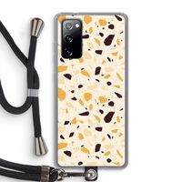 Terrazzo N°13: Samsung Galaxy S20 FE / S20 FE 5G Transparant Hoesje met koord