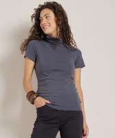 basic top met korte mouw en col