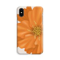 Orange Ellila flower: iPhone Xs Volledig Geprint Hoesje