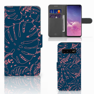 Samsung Galaxy S10 Hoesje Palm Leaves