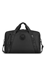 Plein Sport sac fourre-tout Boston à logo embossé - Noir