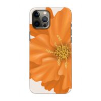 Orange Ellila flower: Volledig geprint iPhone 12 Hoesje