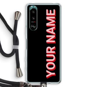 Namecase: Sony Xperia 5 III Transparant Hoesje met koord